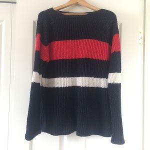 Lauren Ralph Lauren colorblock sweater - sz XL